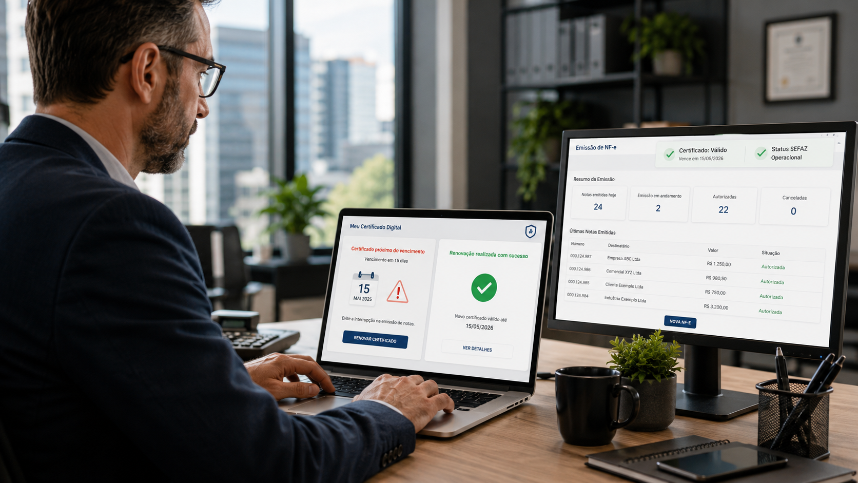 Renovação de certificado digital