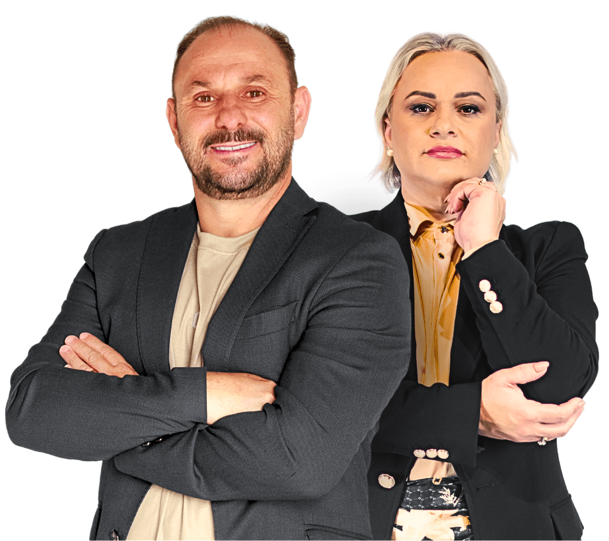 Luciana e Jefferson Custódio, fundadores da CEOCON